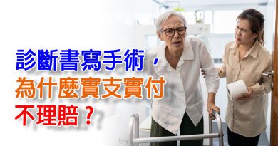 診斷書寫手術，為什麼實支實付不理賠？